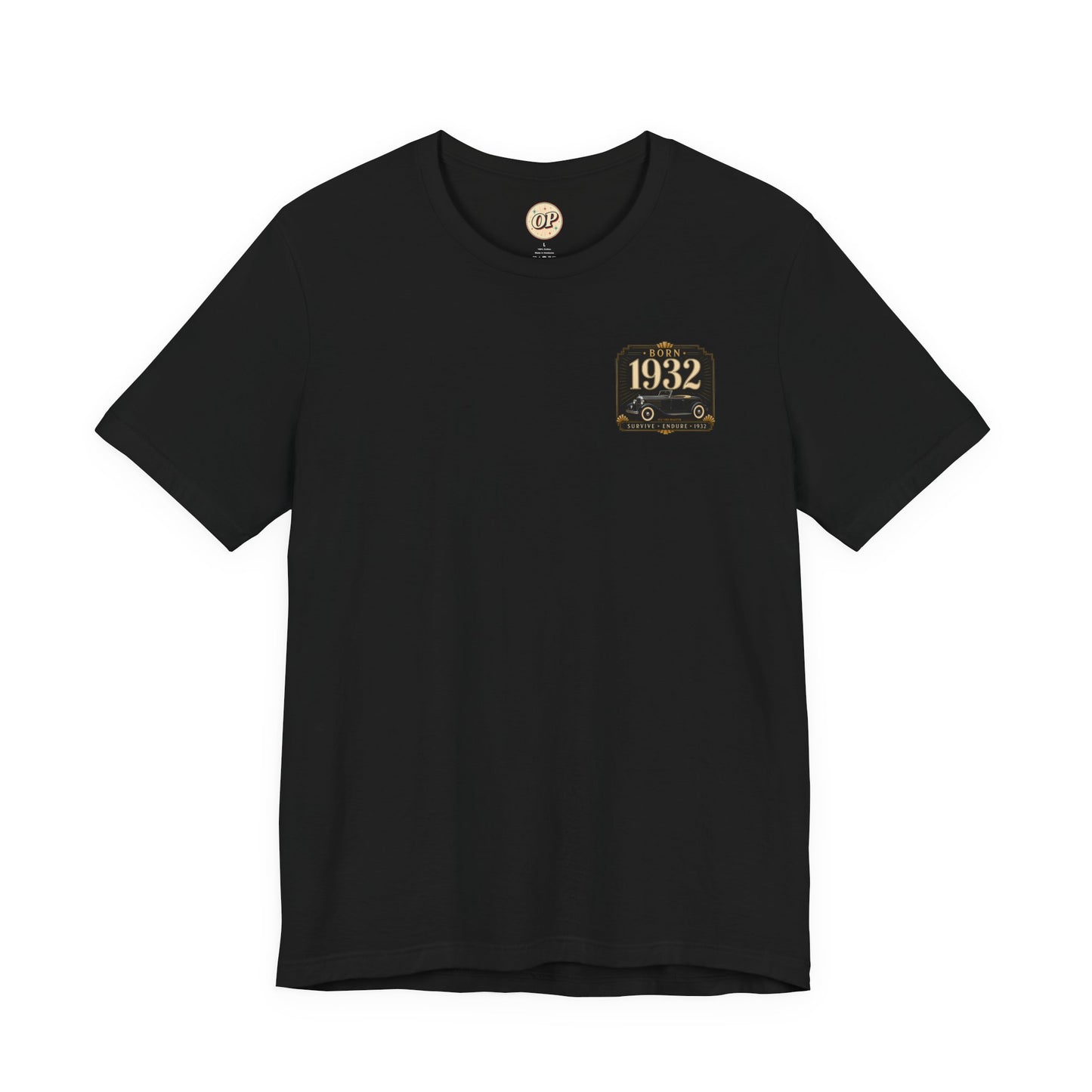 1932 Classic Roadster T-Shirt | Vintage Born in 1932 Gift | 94th Birthday Retro Tee for Men & Women