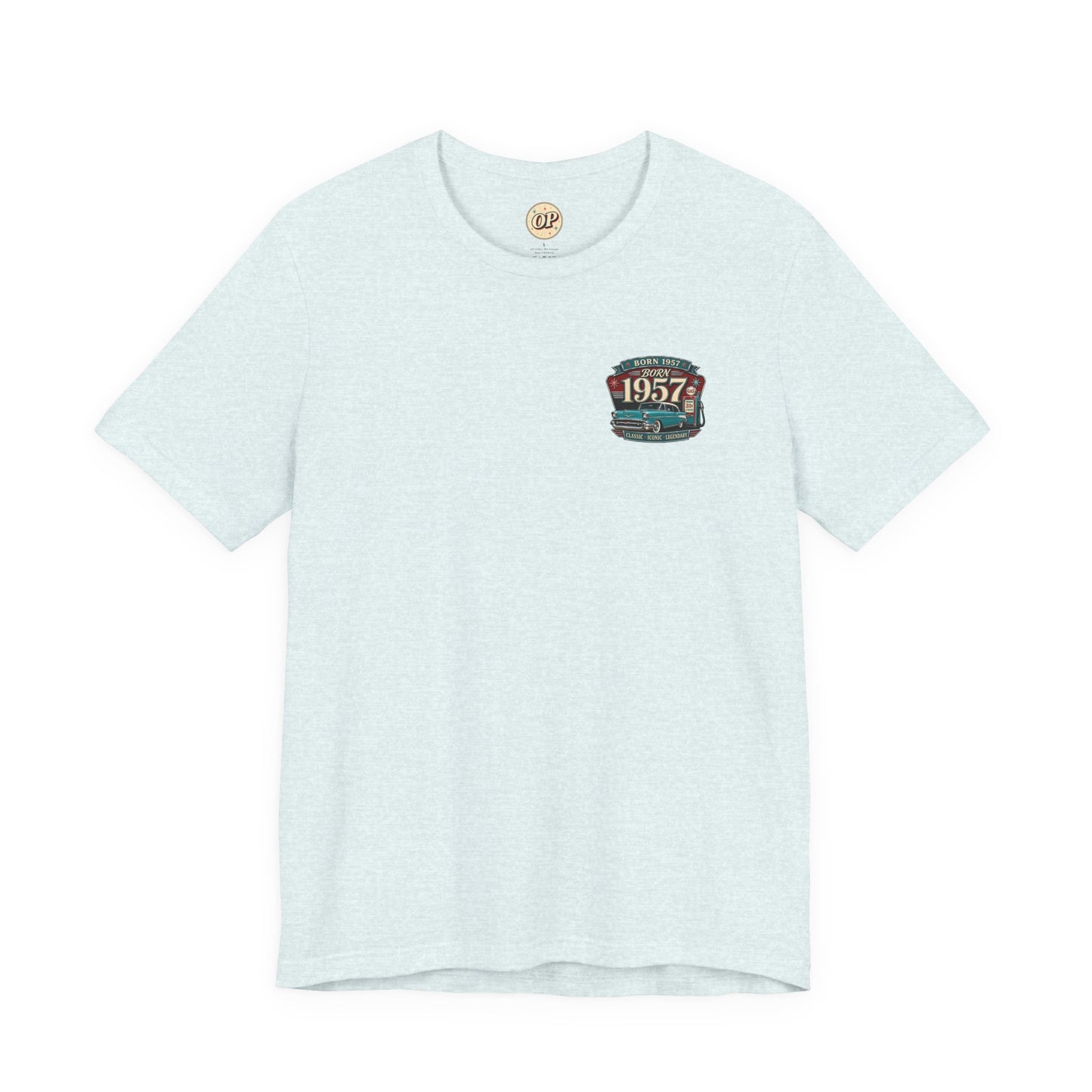 1957 Chevrolet Bel Air T-Shirt | Vintage Born in 1957 Gift | 69th Birthday Retro Tee for Men & Women