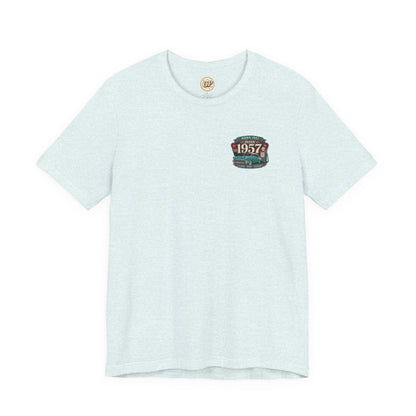 1957 Chevrolet Bel Air T-Shirt | Vintage Born in 1957 Gift | 69th Birthday Retro Tee for Men & Women