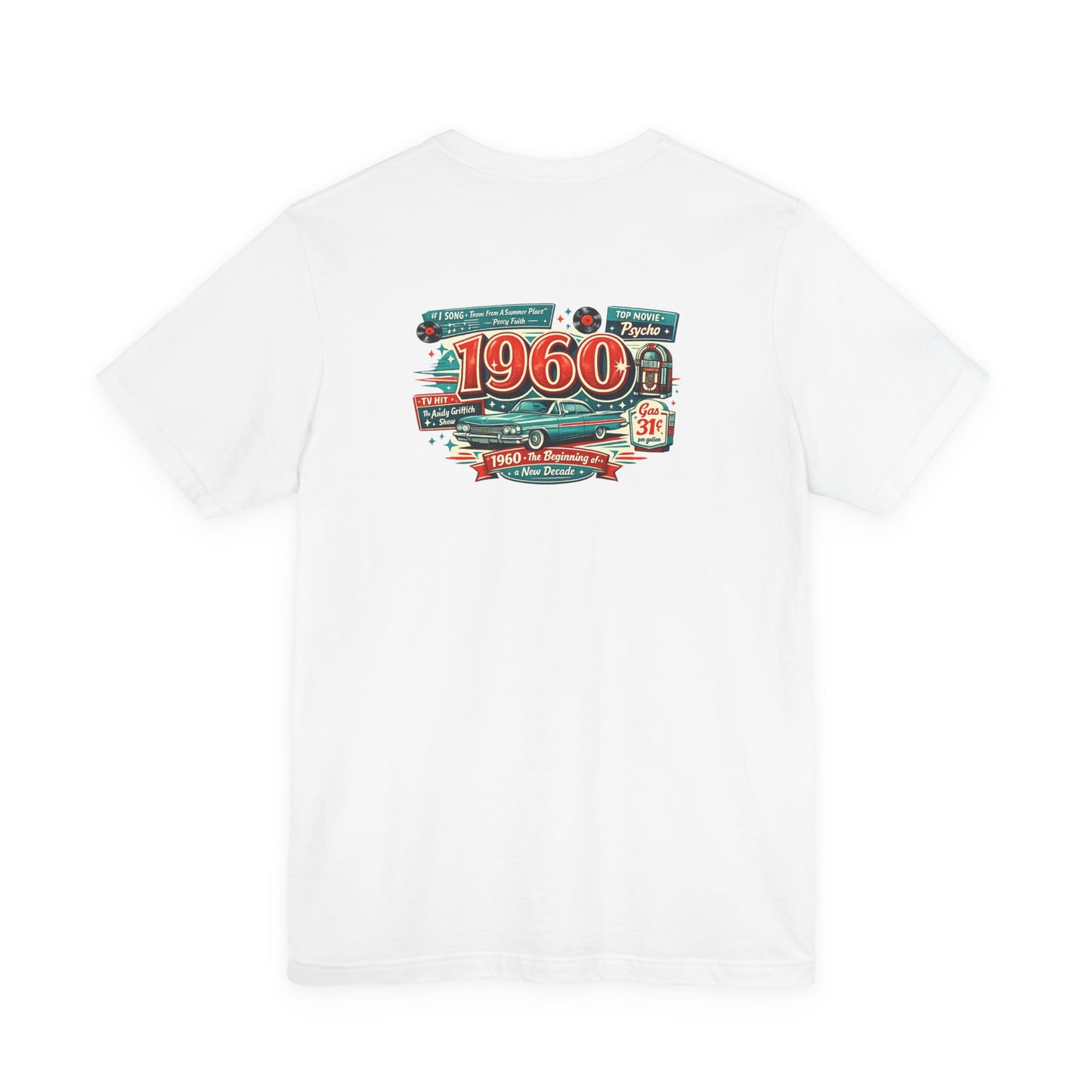 1960 Chevrolet T-Shirt | Vintage Born in 1960 Gift | 66th Birthday Retro Tee for Men & Women