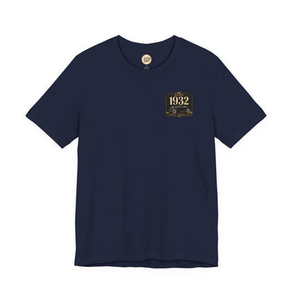 1932 Classic Roadster T-Shirt | Vintage Born in 1932 Gift | 94th Birthday Retro Tee for Men & Women