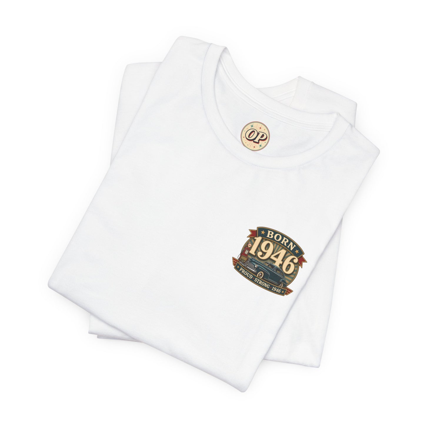1946 Super Deluxe T-Shirt | Vintage Born in 1946 Gift | 80th Birthday Retro Tee for Men & Women