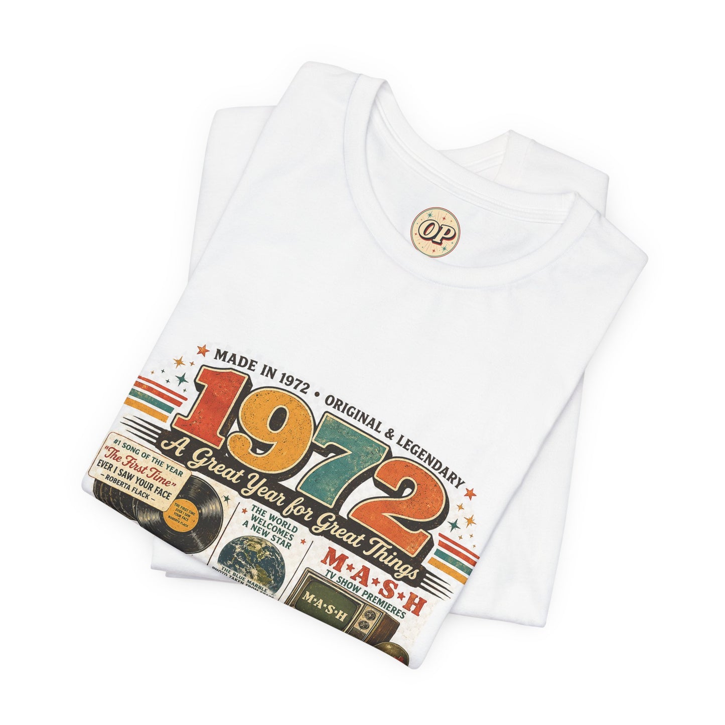 1972 Muscle Car T-Shirt | Born in 1972 Birthday Gift | 54th Birthday Tee for Men & Women
