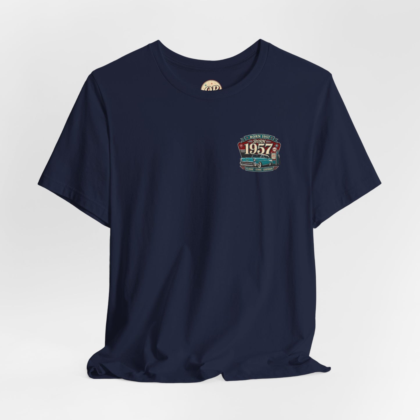 1957 Chevrolet Bel Air T-Shirt | Vintage Born in 1957 Gift | 69th Birthday Retro Tee for Men & Women