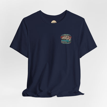 1957 Chevrolet Bel Air T-Shirt | Vintage Born in 1957 Gift | 69th Birthday Retro Tee for Men & Women