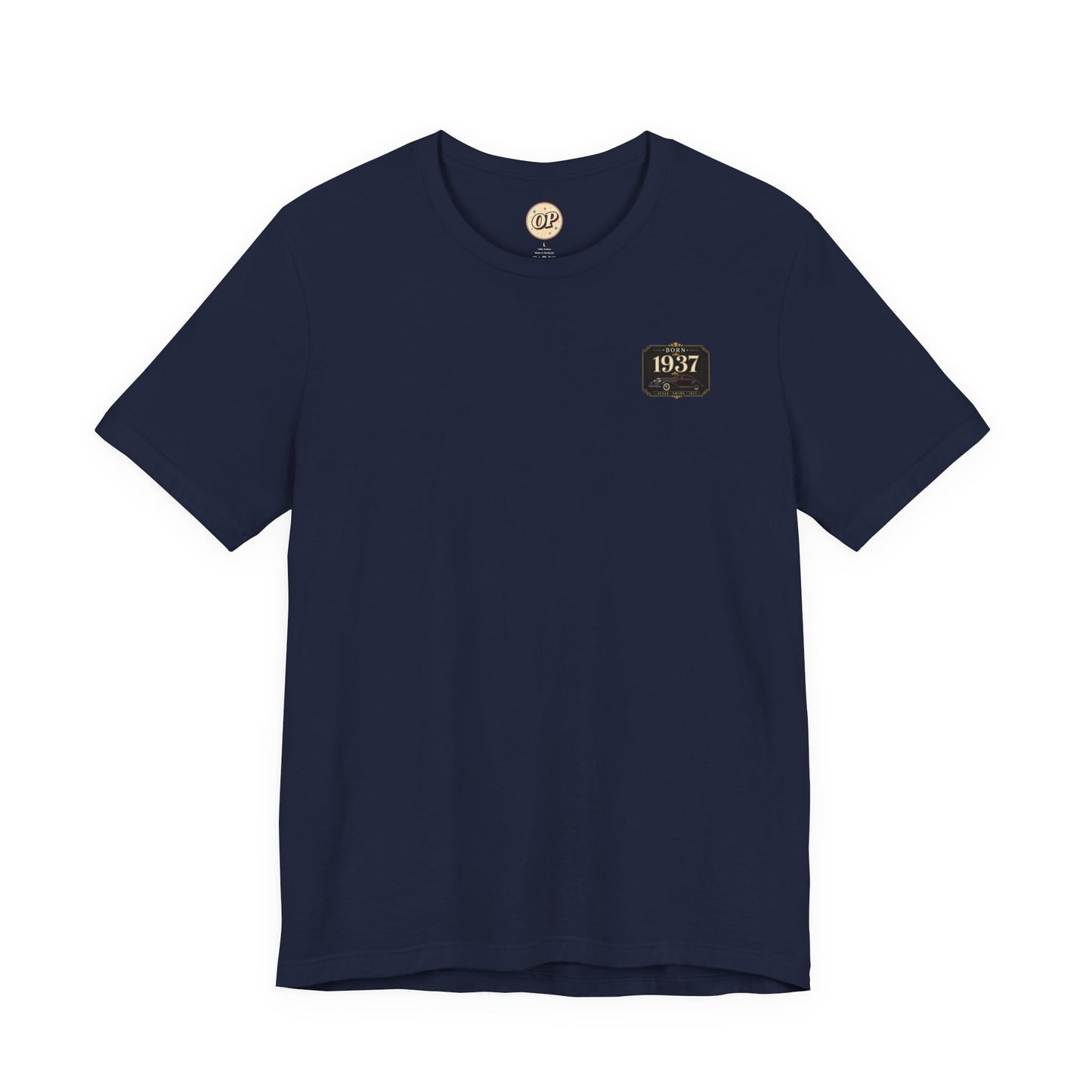 1937 Delahaye 135 Coupe T-Shirt | Vintage Born in 1937 Gift | 89th Birthday Retro Tee for Men & Women