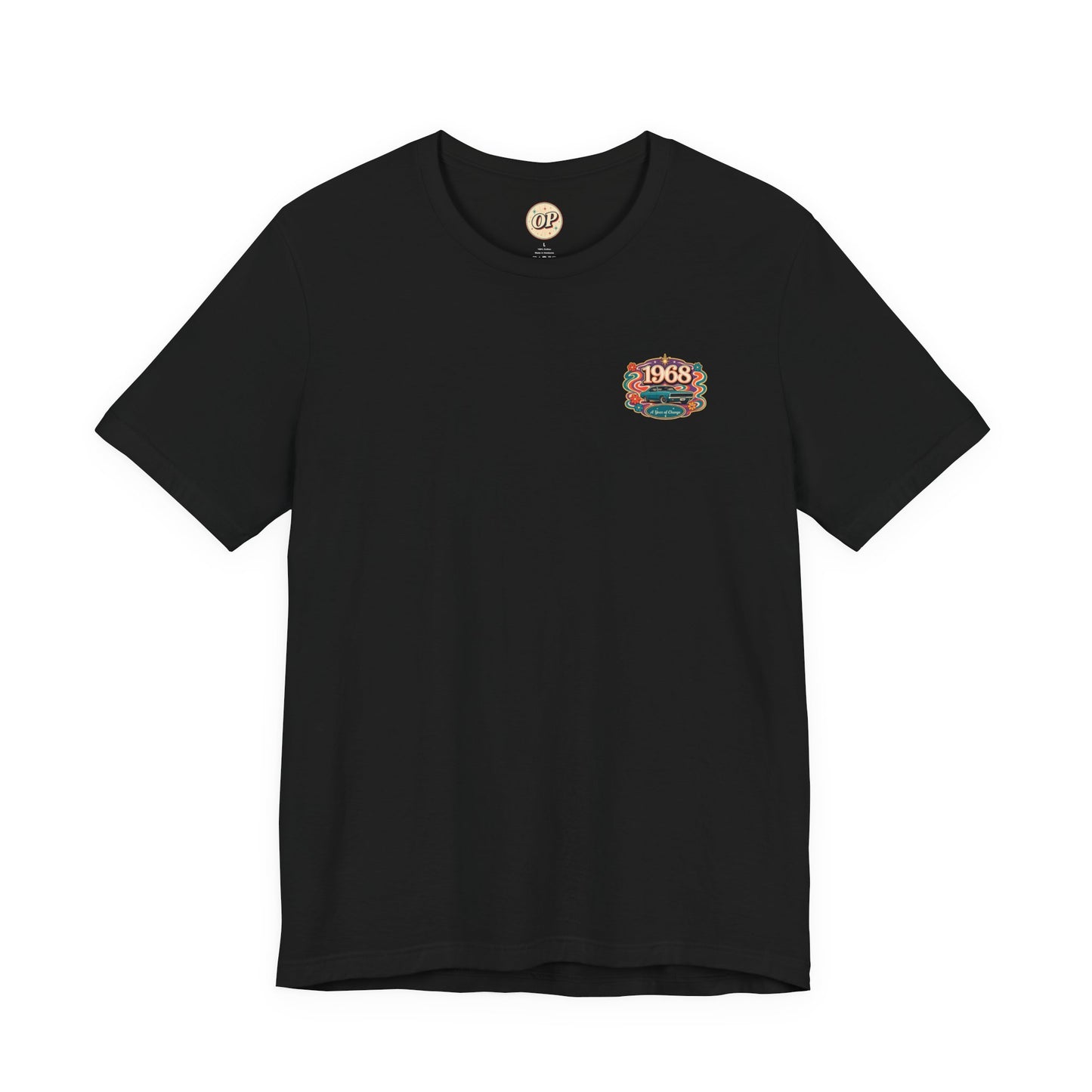 1968 Charger T-Shirt | Vintage Born in 1968 Gift | 58th Birthday Retro Tee for Men & Women