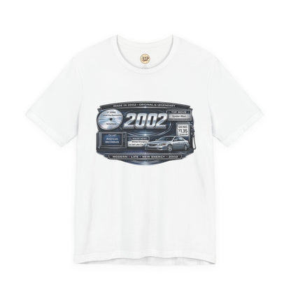 2002 Y2K Classic Car T-Shirt | Born in 2002 Birthday Gift | 24th Birthday Tee for Men & Women