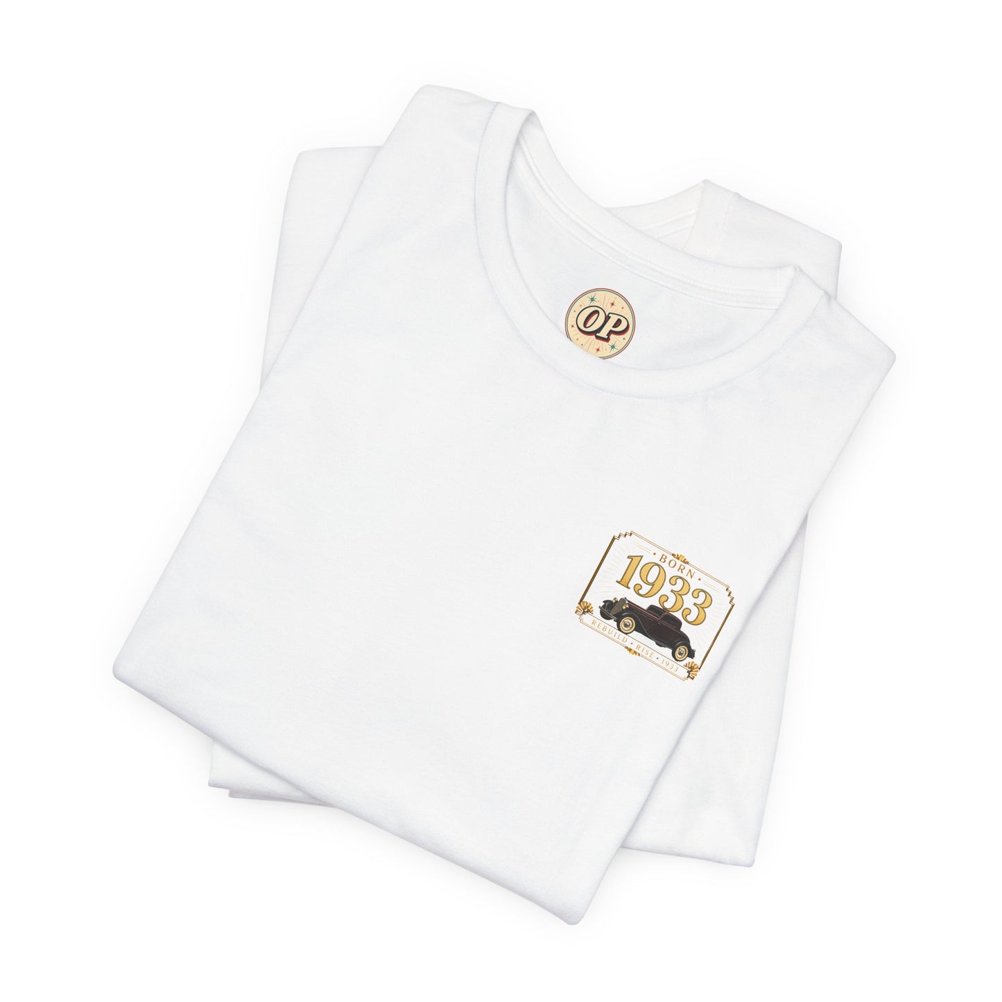1933 Classic Truck T-Shirt | Vintage Born in 1933 Gift | 93rd Birthday Retro Tee for Men & Women