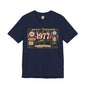 1977 American Original T-Shirt | Born in 1977 49th Birthday Gift | Patriotic Classic Car Tee for Men & Women