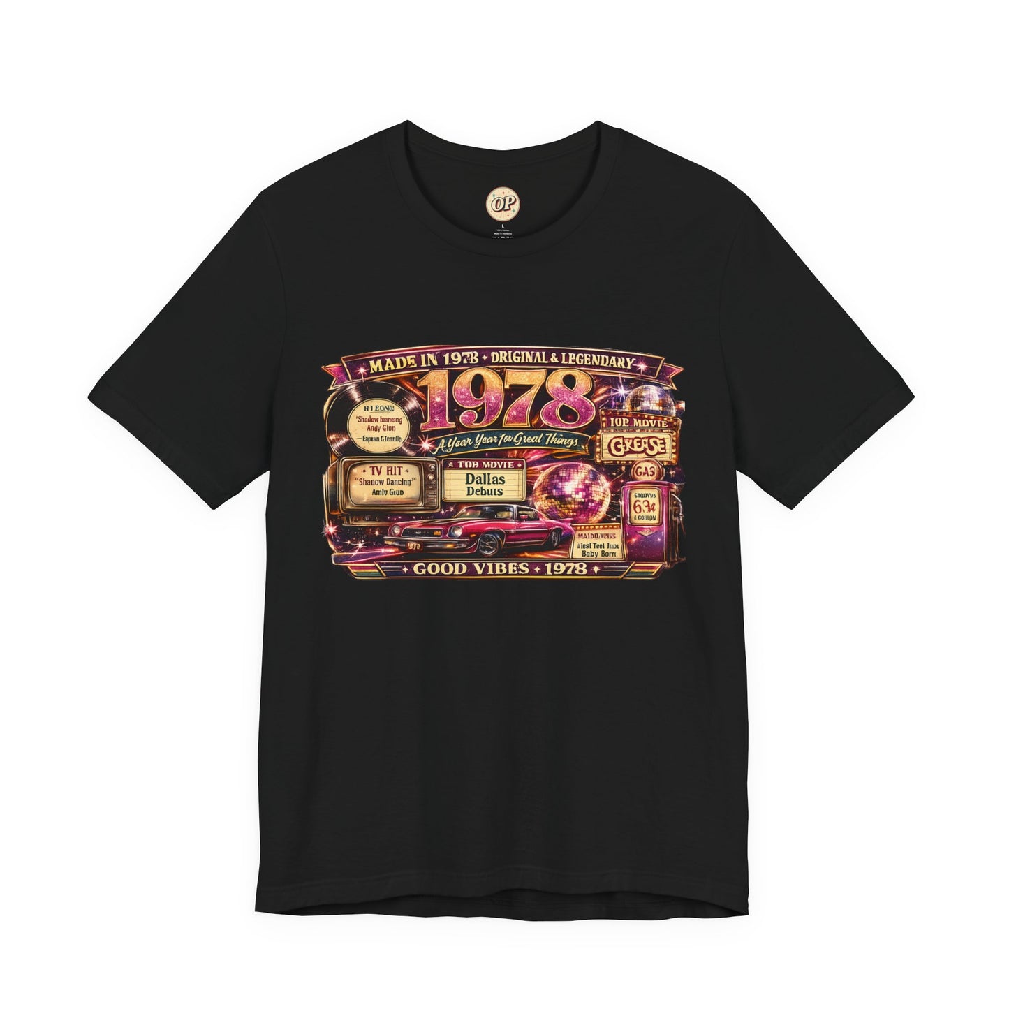 1978 Muscle Car T-Shirt | Born in 1978 Birthday Gift | 48th Birthday Tee for Men & Women