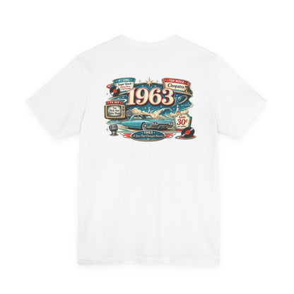 1963 Thunderbird T-Shirt | Vintage Born in 1963 Gift | 63rd Birthday Retro Tee for Men & Women