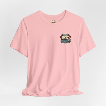 1957 Chevrolet Bel Air T-Shirt | Vintage Born in 1957 Gift | 69th Birthday Retro Tee for Men & Women