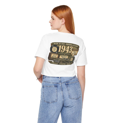1943 Fleetmaster T-Shirt | Vintage Born in 1943 Gift | 83rd Birthday Retro Tee for Men & Women