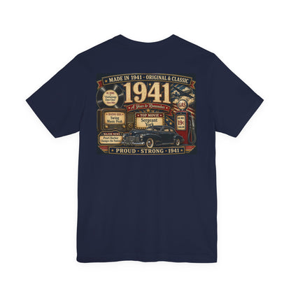 1941 Classic Cadillac T-Shirt | Vintage Born in 1941 Gift | 85th Birthday Retro Tee for Men & Women