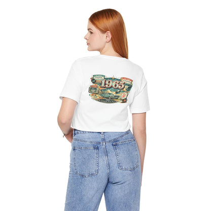 1965 Mustang Fastback T-Shirt | Vintage Born in 1965 Gift | 61st Birthday Retro Tee for Men & Women