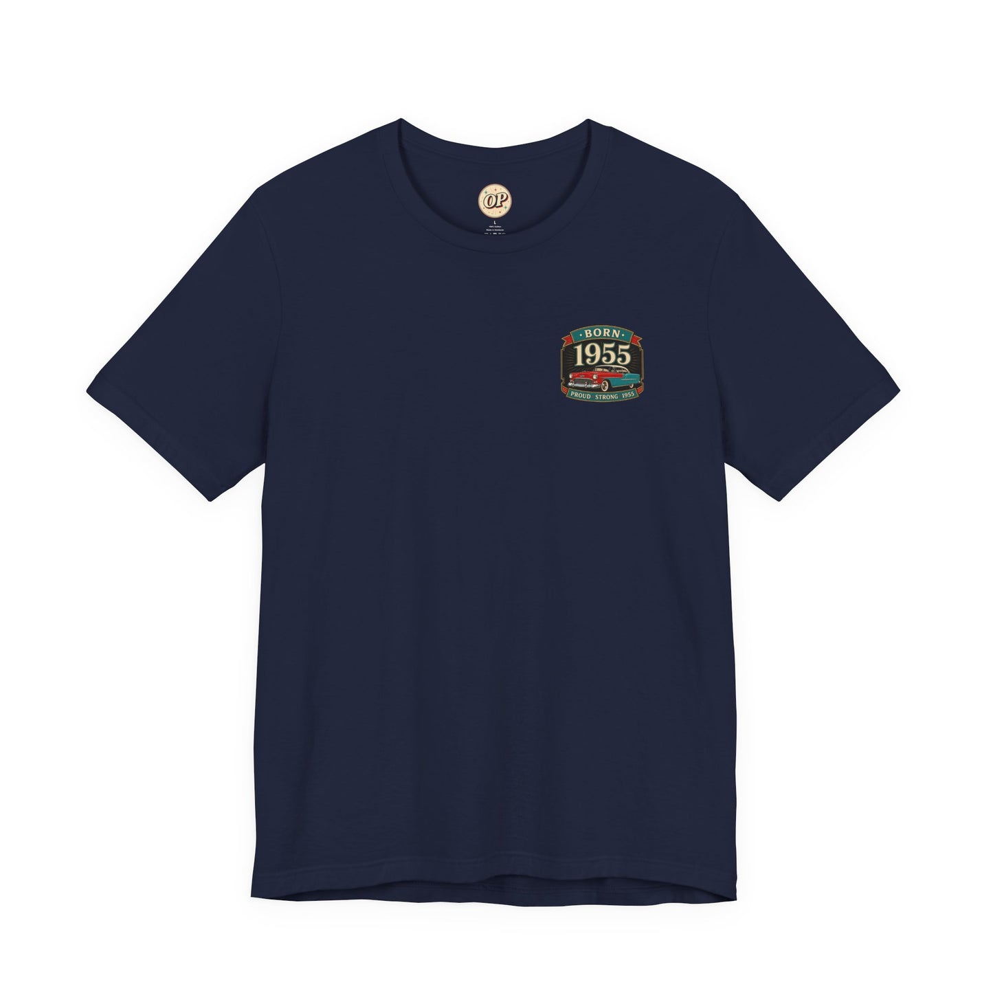 1955 Chevrolet Classic T-Shirt | Vintage Born in 1955 Gift | 71st Birthday Retro Tee for Men & Women