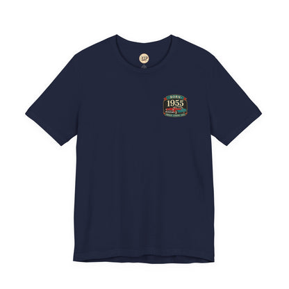 1955 Chevrolet Classic T-Shirt | Vintage Born in 1955 Gift | 71st Birthday Retro Tee for Men & Women