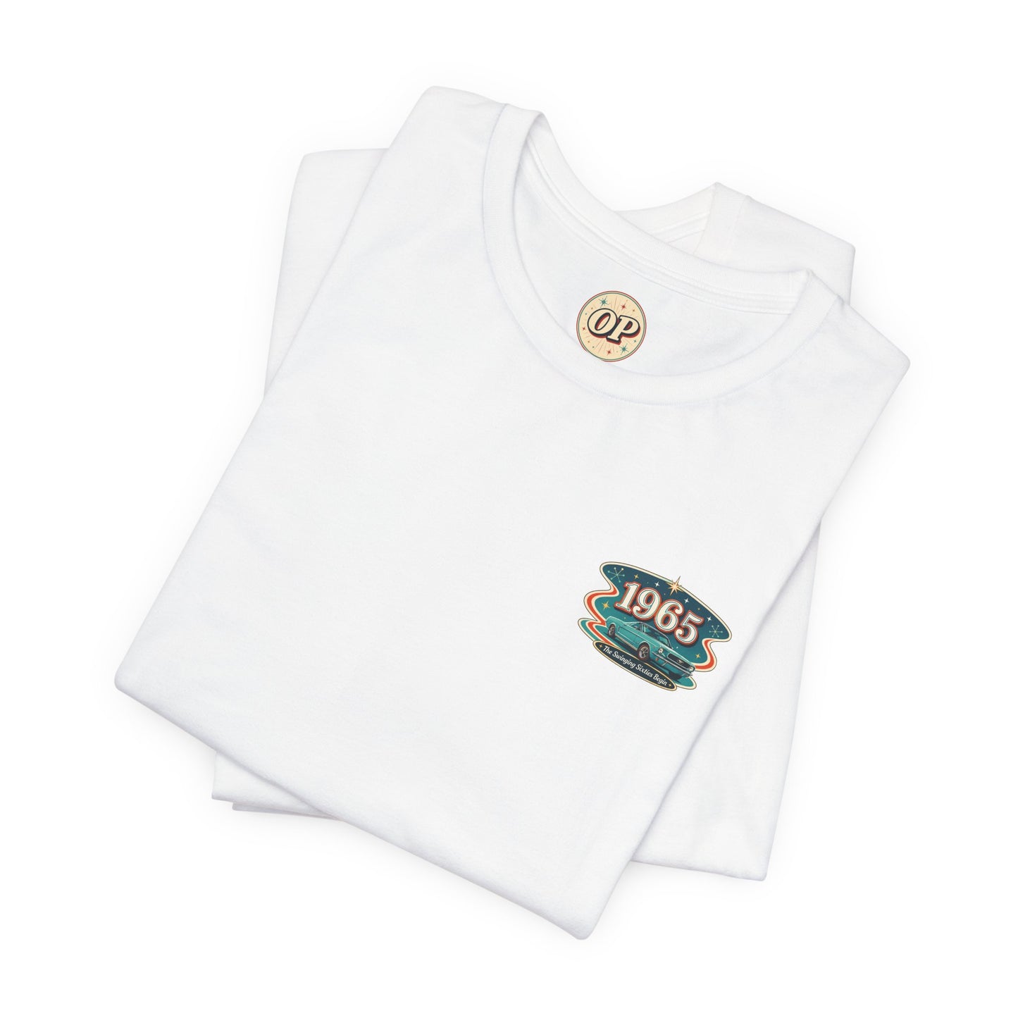 1965 Mustang Fastback T-Shirt | Vintage Born in 1965 Gift | 61st Birthday Retro Tee for Men & Women