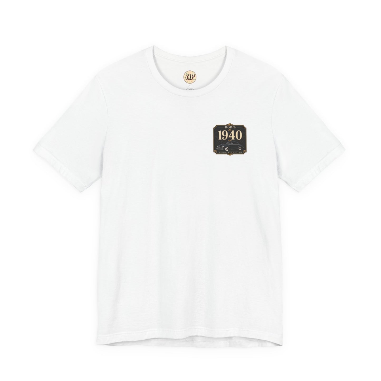 1940 Classic Coupe T-Shirt | Vintage Born in 1940 Gift | 86th Birthday Retro Tee for Men & Women