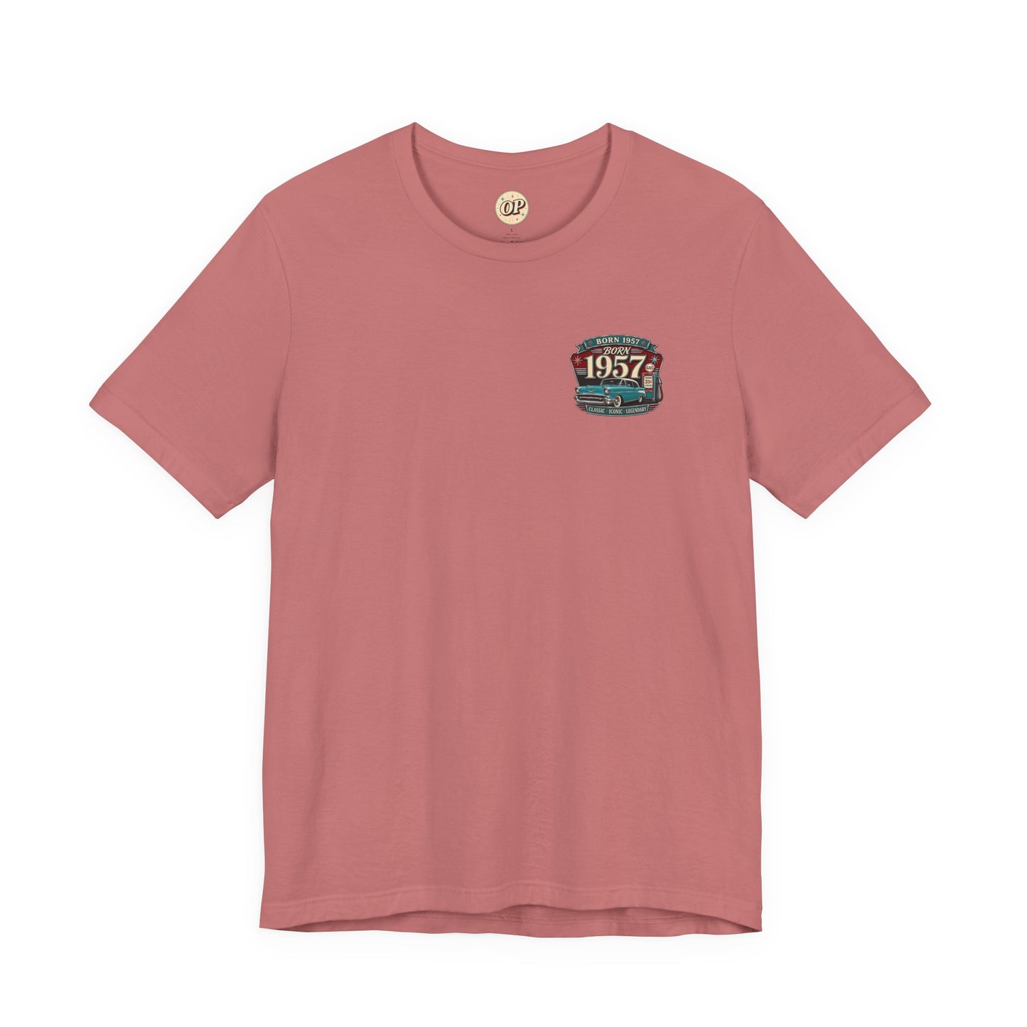 1957 Chevrolet Bel Air T-Shirt | Vintage Born in 1957 Gift | 69th Birthday Retro Tee for Men & Women