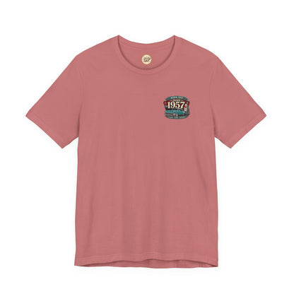 1957 Chevrolet Bel Air T-Shirt | Vintage Born in 1957 Gift | 69th Birthday Retro Tee for Men & Women