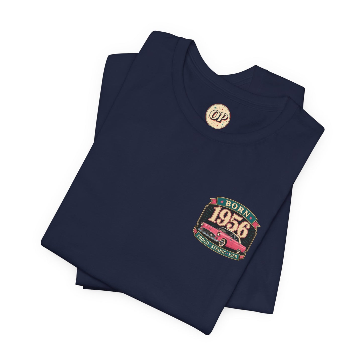 1956 Thunderbird T-Shirt | Vintage Born in 1956 Gift | 70th Birthday Retro Tee for Men & Women