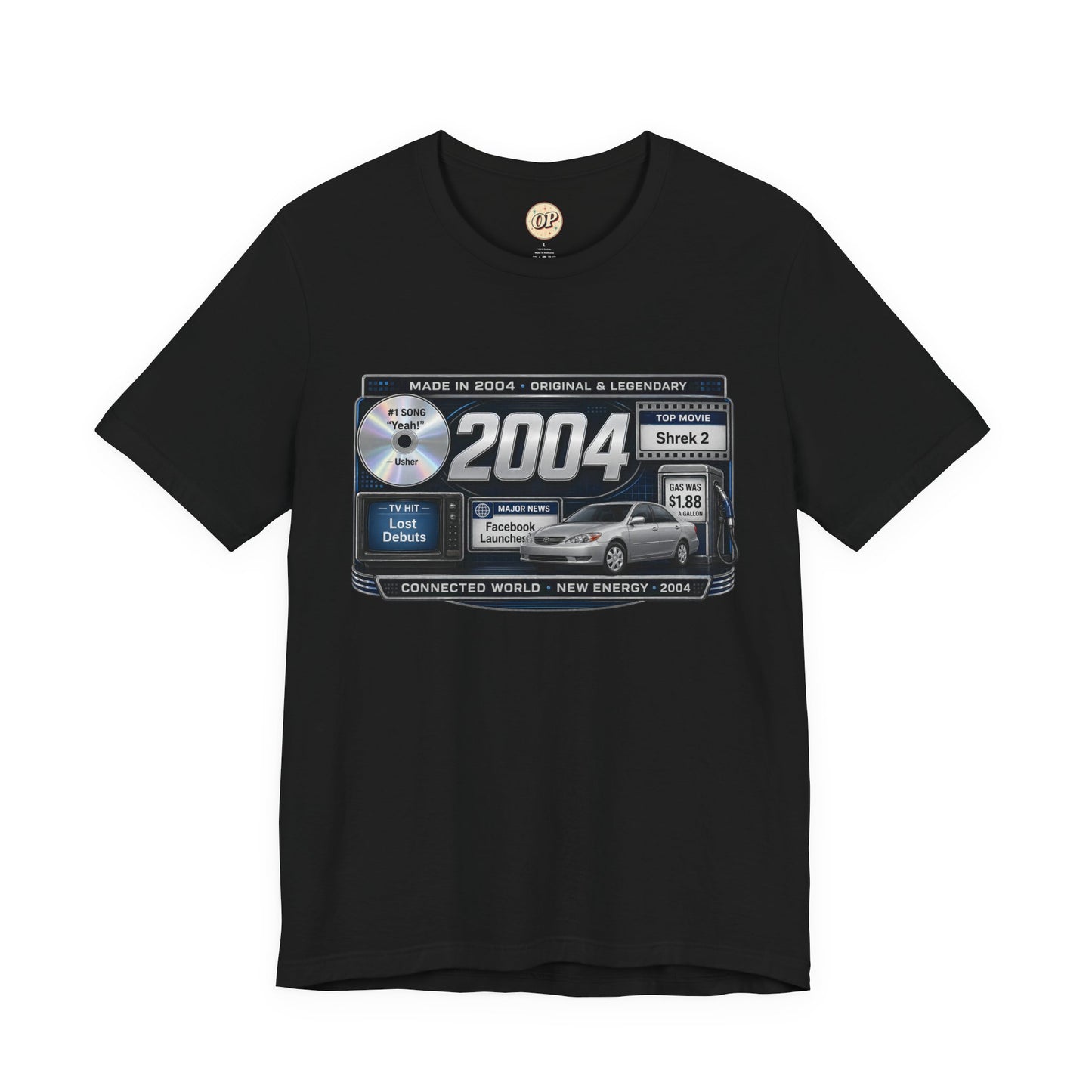2004 Y2K Classic Car T-Shirt | Born in 2004 Birthday Gift | 22nd Birthday Tee for Men & Women