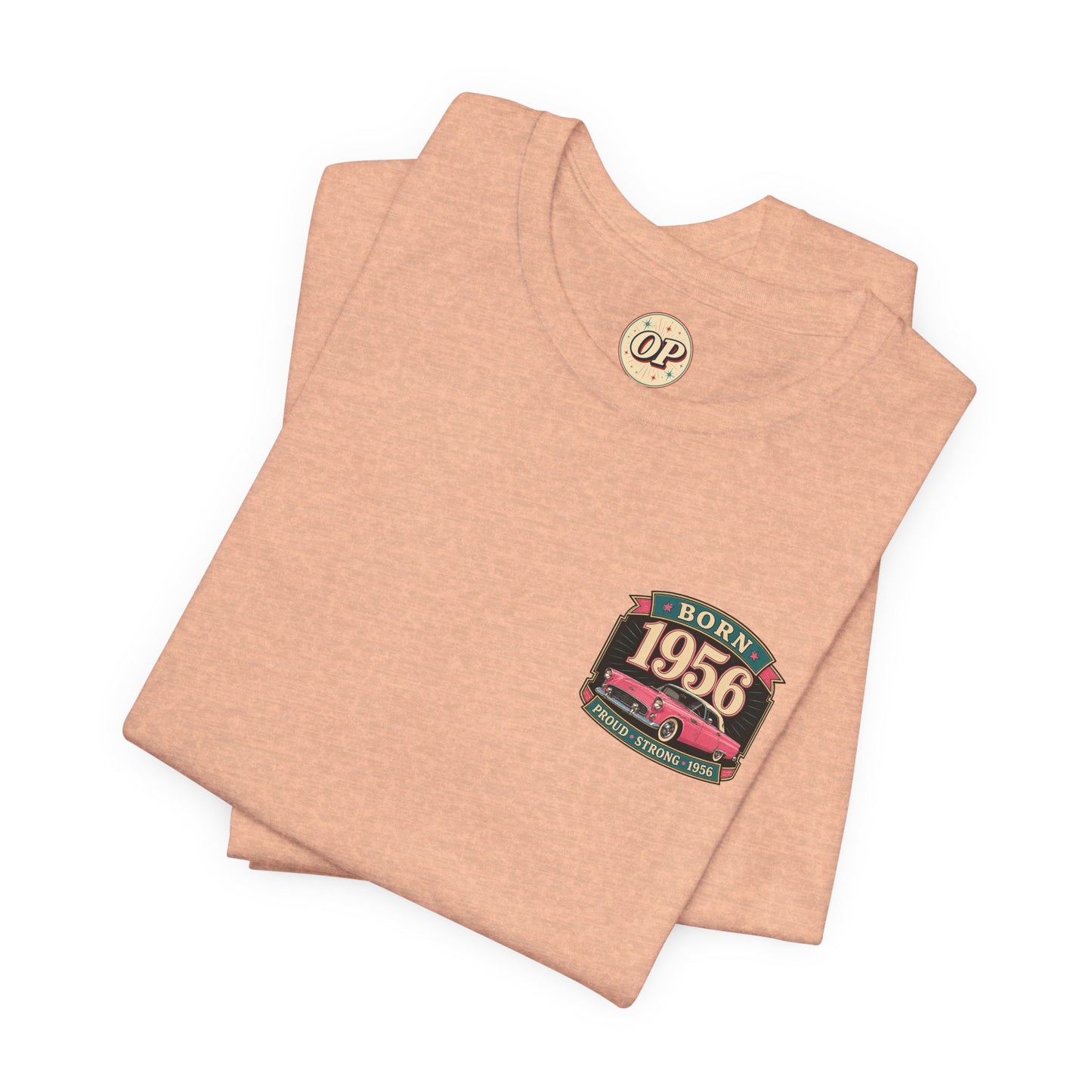 1956 Thunderbird T-Shirt | Vintage Born in 1956 Gift | 70th Birthday Retro Tee for Men & Women
