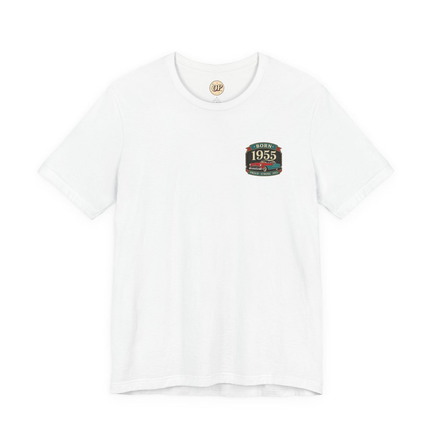 1955 Chevrolet Classic T-Shirt | Vintage Born in 1955 Gift | 71st Birthday Retro Tee for Men & Women