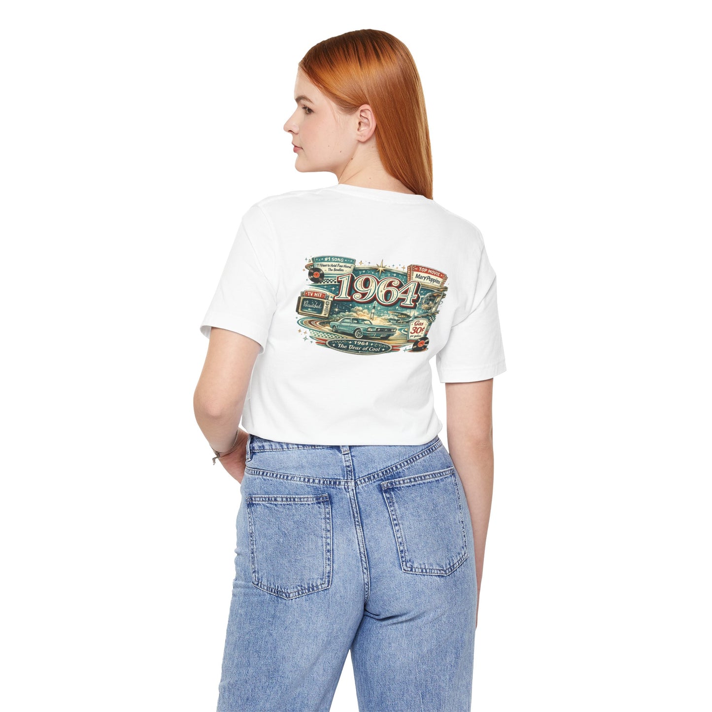 1964 Mustang T-Shirt | Vintage Born in 1964 Gift | 62nd Birthday Retro Tee for Men & Women