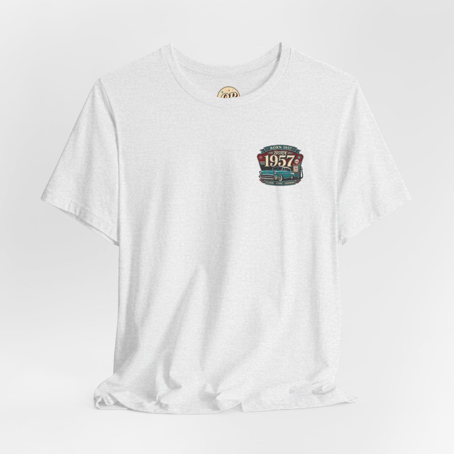 1957 Chevrolet Bel Air T-Shirt | Vintage Born in 1957 Gift | 69th Birthday Retro Tee for Men & Women
