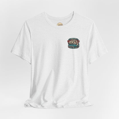 1957 Chevrolet Bel Air T-Shirt | Vintage Born in 1957 Gift | 69th Birthday Retro Tee for Men & Women