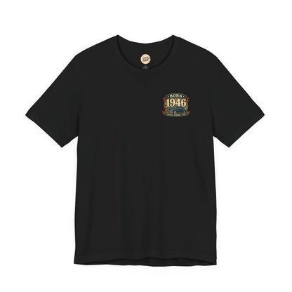 1946 Super Deluxe T-Shirt | Vintage Born in 1946 Gift | 80th Birthday Retro Tee for Men & Women