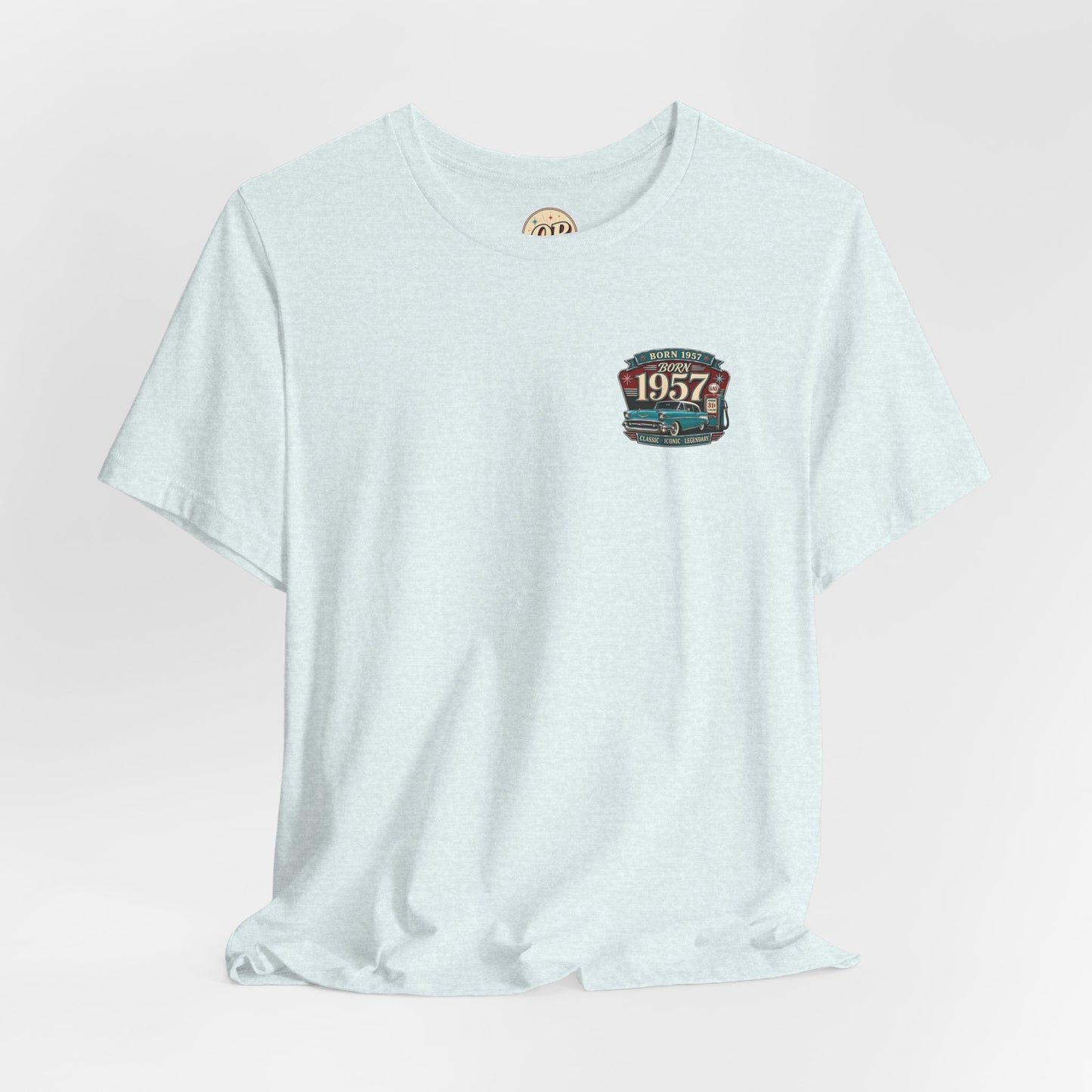 1957 Chevrolet Bel Air T-Shirt | Vintage Born in 1957 Gift | 69th Birthday Retro Tee for Men & Women