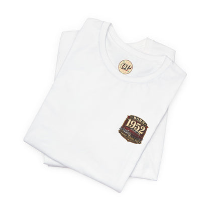 1952 Cadillac T-Shirt | Vintage Born in 1952 Gift | 74th Birthday Retro Tee for Men & Women