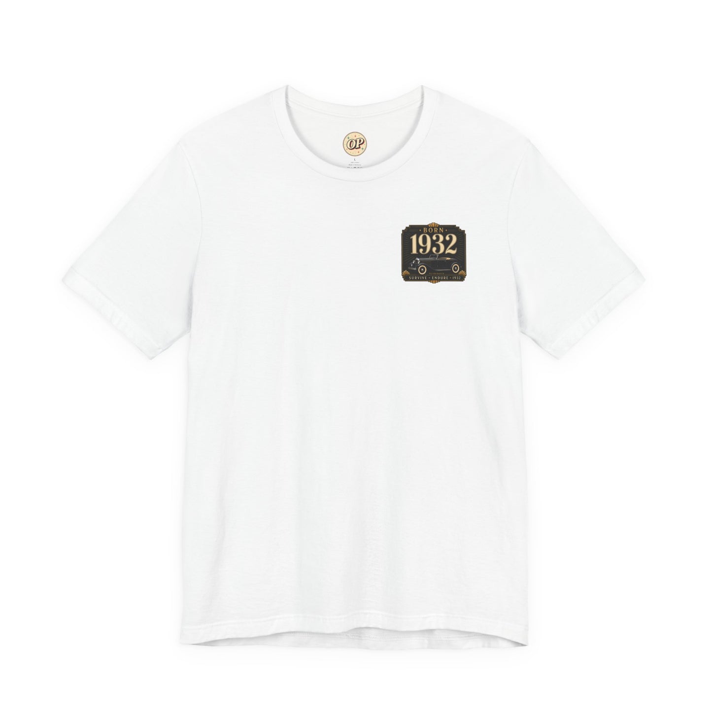 1932 Classic Roadster T-Shirt | Vintage Born in 1932 Gift | 94th Birthday Retro Tee for Men & Women