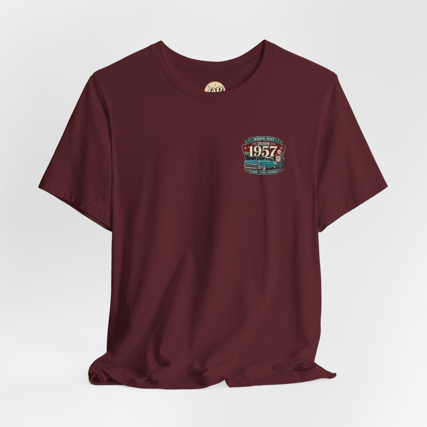 1957 Chevrolet Bel Air T-Shirt | Vintage Born in 1957 Gift | 69th Birthday Retro Tee for Men & Women