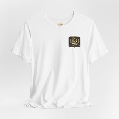 1931 Classic Truck T-Shirt | Vintage Born in 1931 Gift | 95th Birthday Retro Tee for Men & Women