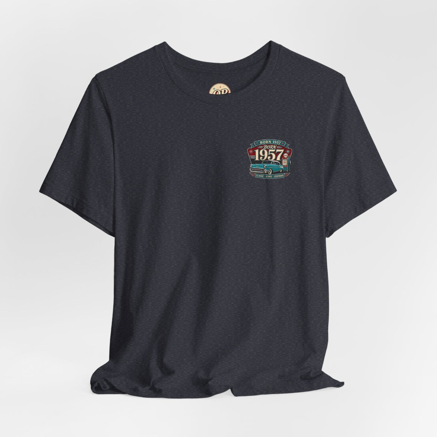 1957 Chevrolet Bel Air T-Shirt | Vintage Born in 1957 Gift | 69th Birthday Retro Tee for Men & Women