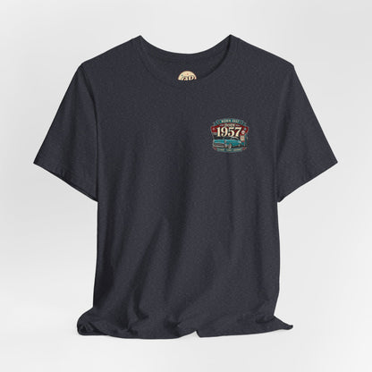 1957 Chevrolet Bel Air T-Shirt | Vintage Born in 1957 Gift | 69th Birthday Retro Tee for Men & Women