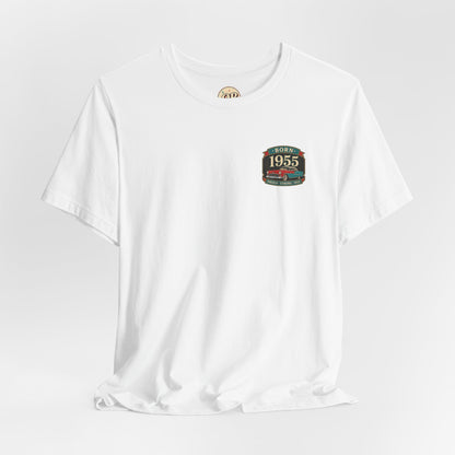 1955 Chevrolet Classic T-Shirt | Vintage Born in 1955 Gift | 71st Birthday Retro Tee for Men & Women