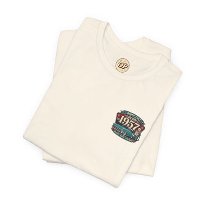 1957 Chevrolet Bel Air T-Shirt | Vintage Born in 1957 Gift | 69th Birthday Retro Tee for Men & Women