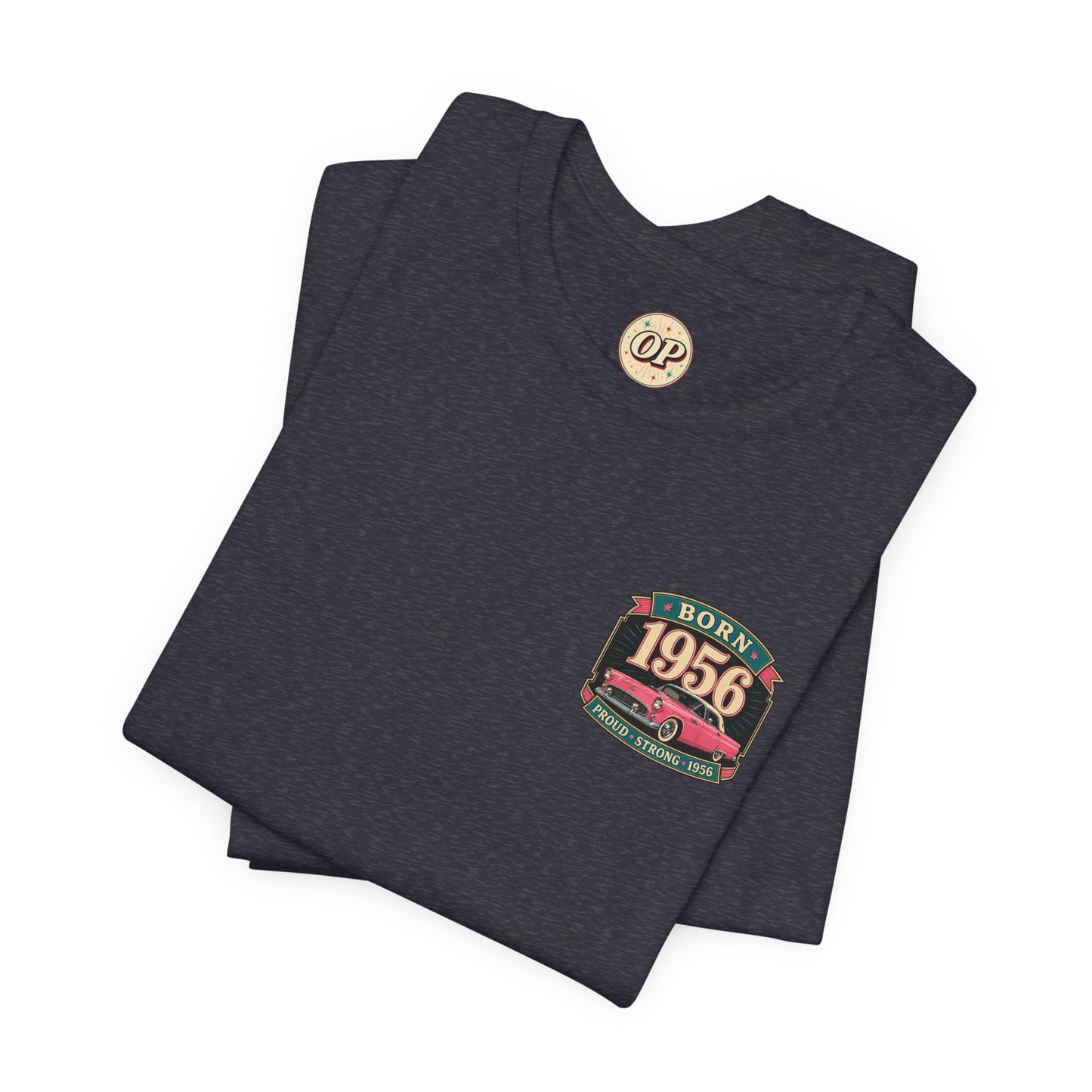 1956 Thunderbird T-Shirt | Vintage Born in 1956 Gift | 70th Birthday Retro Tee for Men & Women