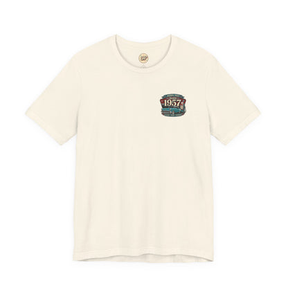 1957 Chevrolet Bel Air T-Shirt | Vintage Born in 1957 Gift | 69th Birthday Retro Tee for Men & Women