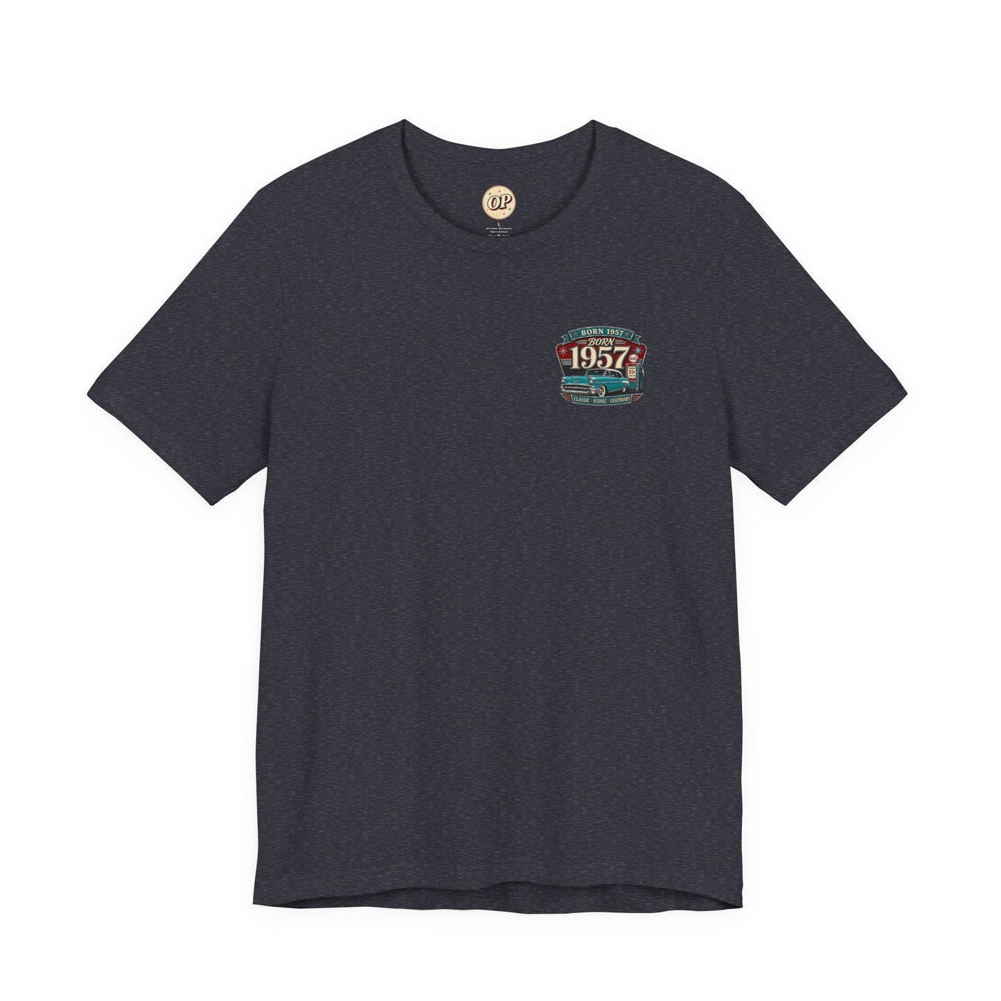1957 Chevrolet Bel Air T-Shirt | Vintage Born in 1957 Gift | 69th Birthday Retro Tee for Men & Women