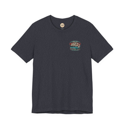 1957 Chevrolet Bel Air T-Shirt | Vintage Born in 1957 Gift | 69th Birthday Retro Tee for Men & Women
