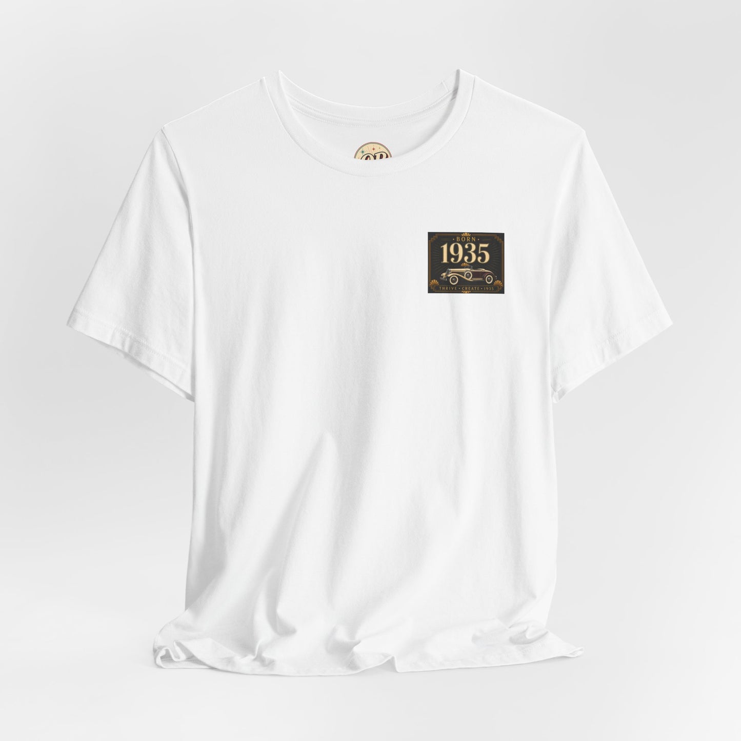1935 Auburn Speedster T-Shirt | Vintage Born in 1935 Gift | 91st Birthday Retro Tee for Men & Women