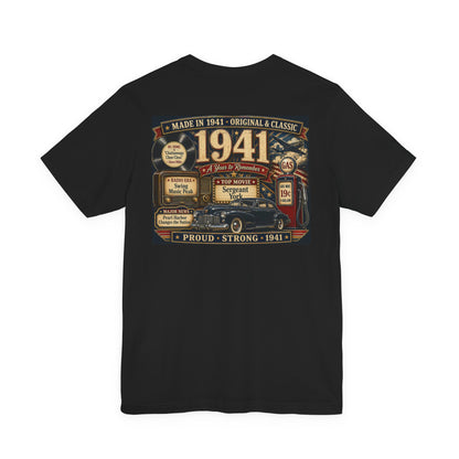 1941 Classic Cadillac T-Shirt | Vintage Born in 1941 Gift | 85th Birthday Retro Tee for Men & Women
