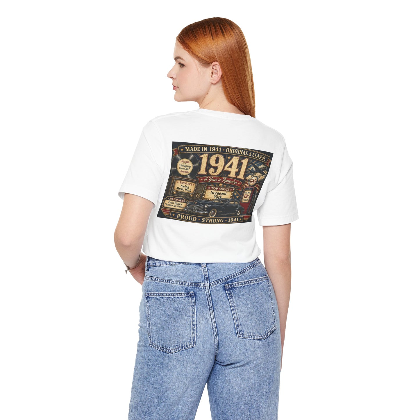 1941 Classic Cadillac T-Shirt | Vintage Born in 1941 Gift | 85th Birthday Retro Tee for Men & Women